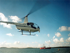 Search for submerged vessel