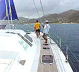 Maxi-cat  sea trial